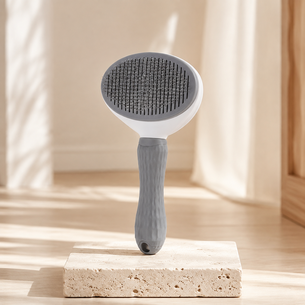 Brosse autonettoyante MyFelyn pour chat – Anti-poils & anti-nœuds
